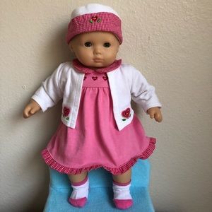Bitty baby Valentines outfit